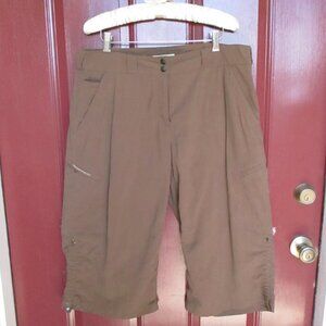 Exofficio Hiking Shorts Brown Size 14 Pockets